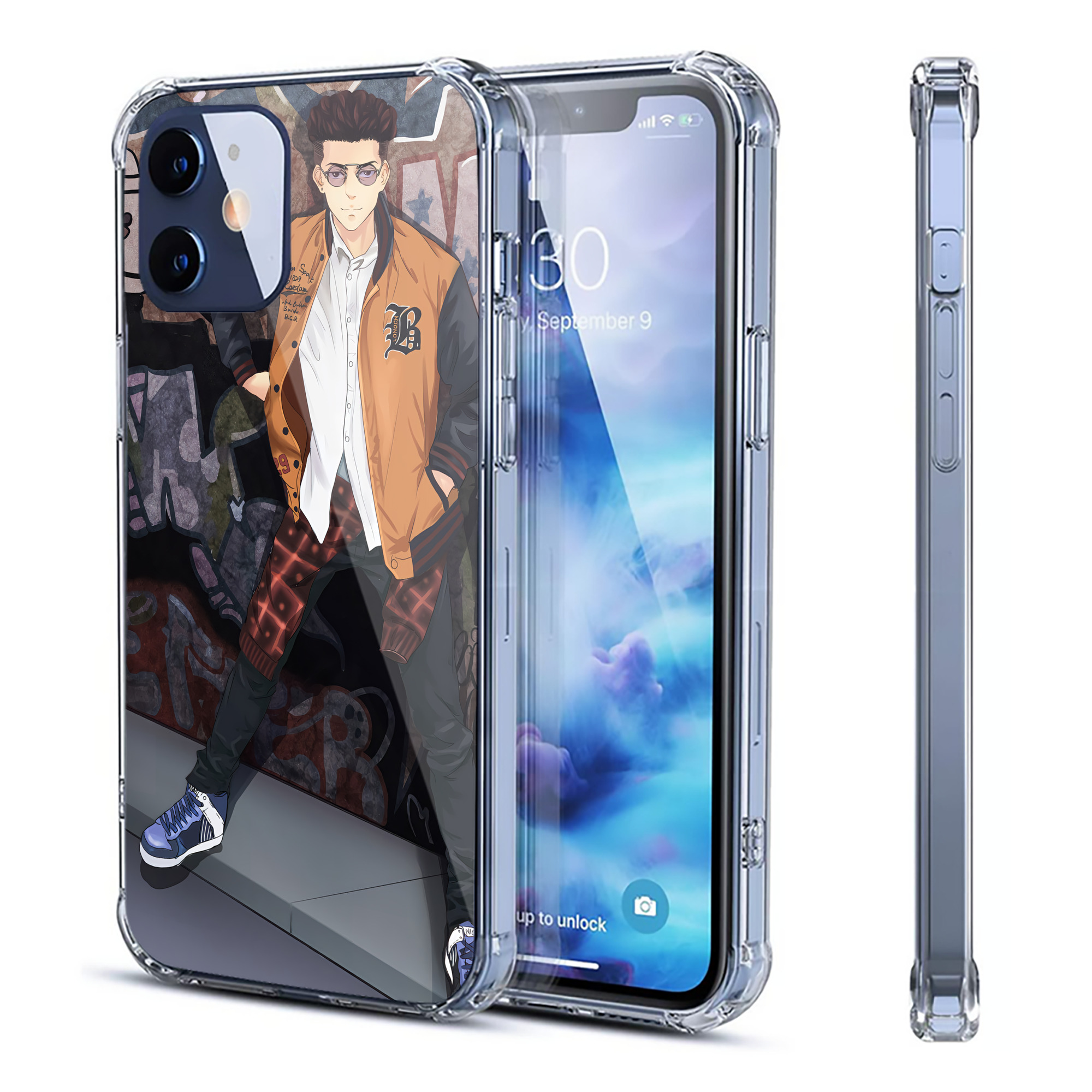 （画像用） SLAM DUNK／スラムダンク 【iPhone 12シリーズ対応】透明スマホケース（クリアソフトケース）